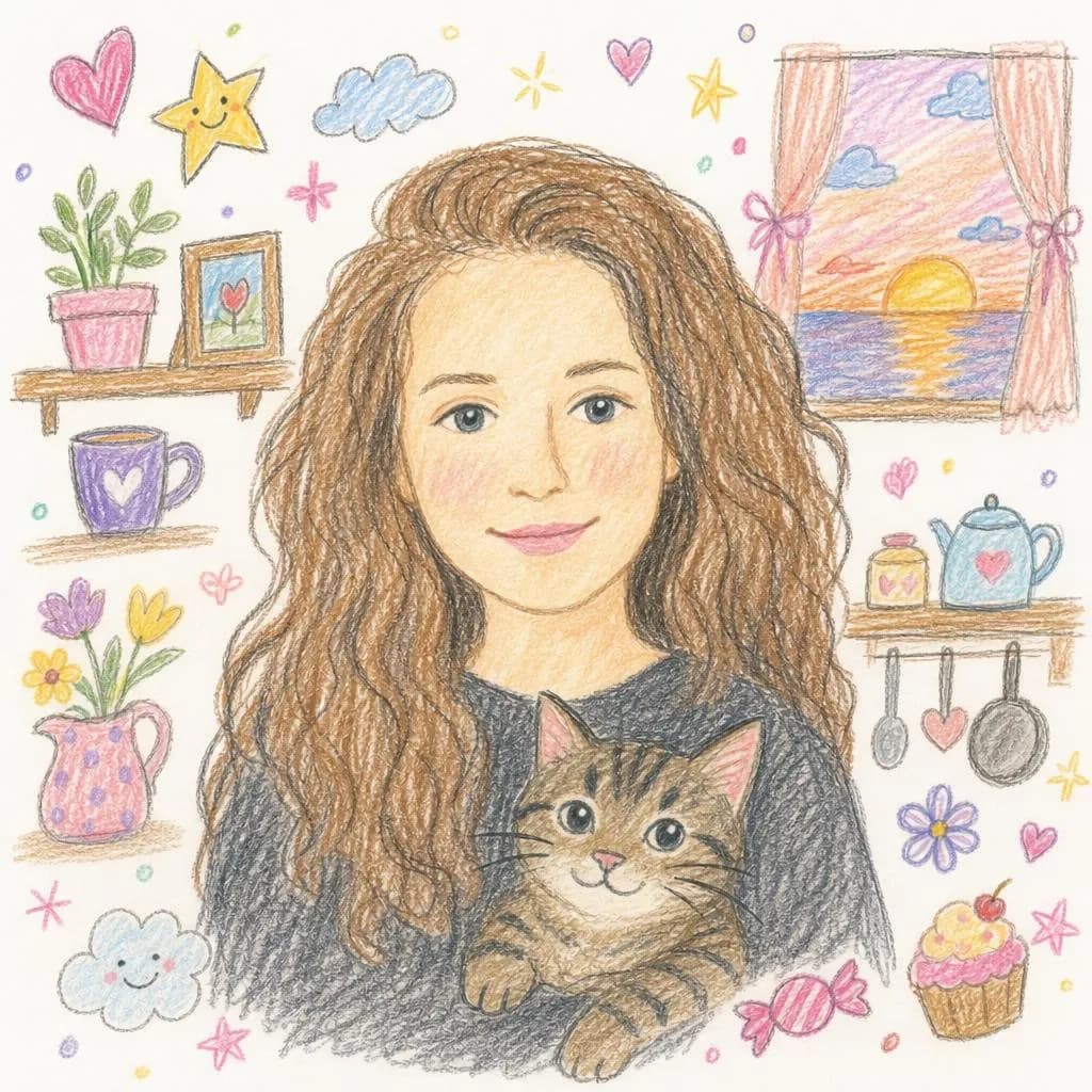 Милый карандашный рисунок